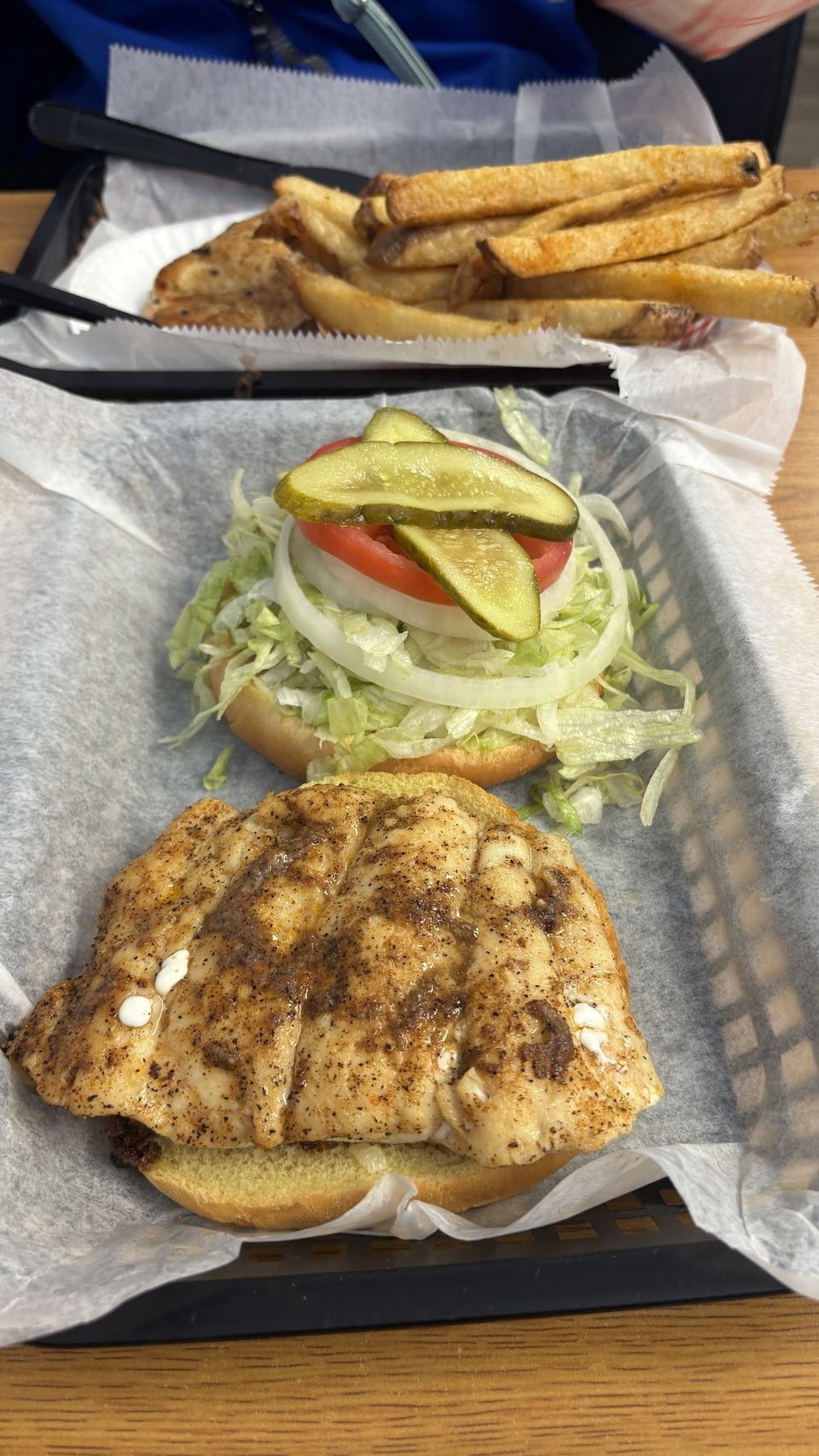 Cajun Grouper Sandwich